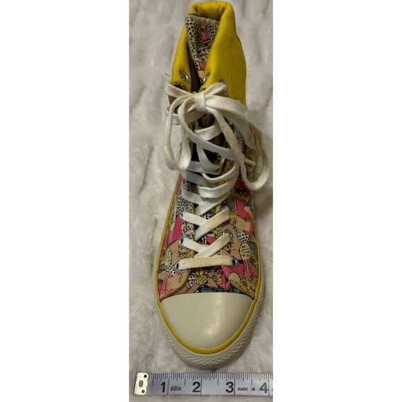 Rouge Helium High Top Canvas Sneakers Chucky-07 Wha Hoo! Unisex Size 7.5M (READ) - Picture 15 of 16
